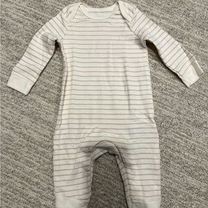 NWOT Little Navy Striped Onesie 100% organic cotton
